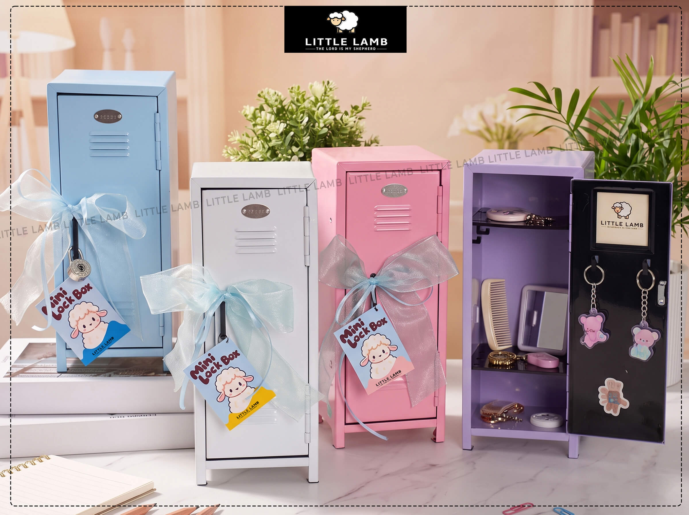 Mini Lock Box – Hộp Tủ Khóa Mini Đa Năng, Tự Phối Set Quà