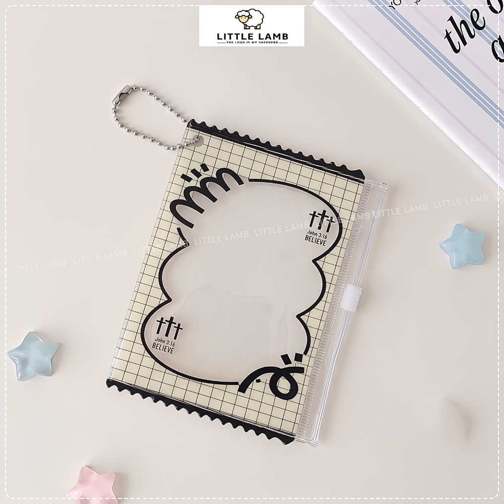 Cartoon Holder Zip Keychain