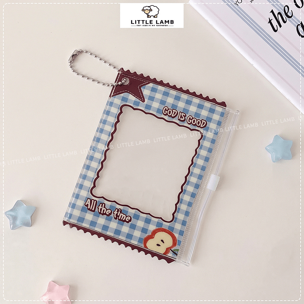 Cartoon Holder Zip Keychain