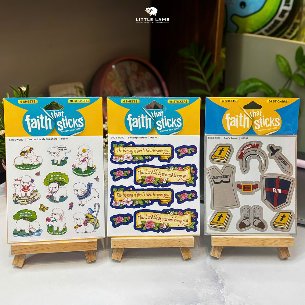 Faith Stickers - Miếng Dán Hình Cơ Đốc