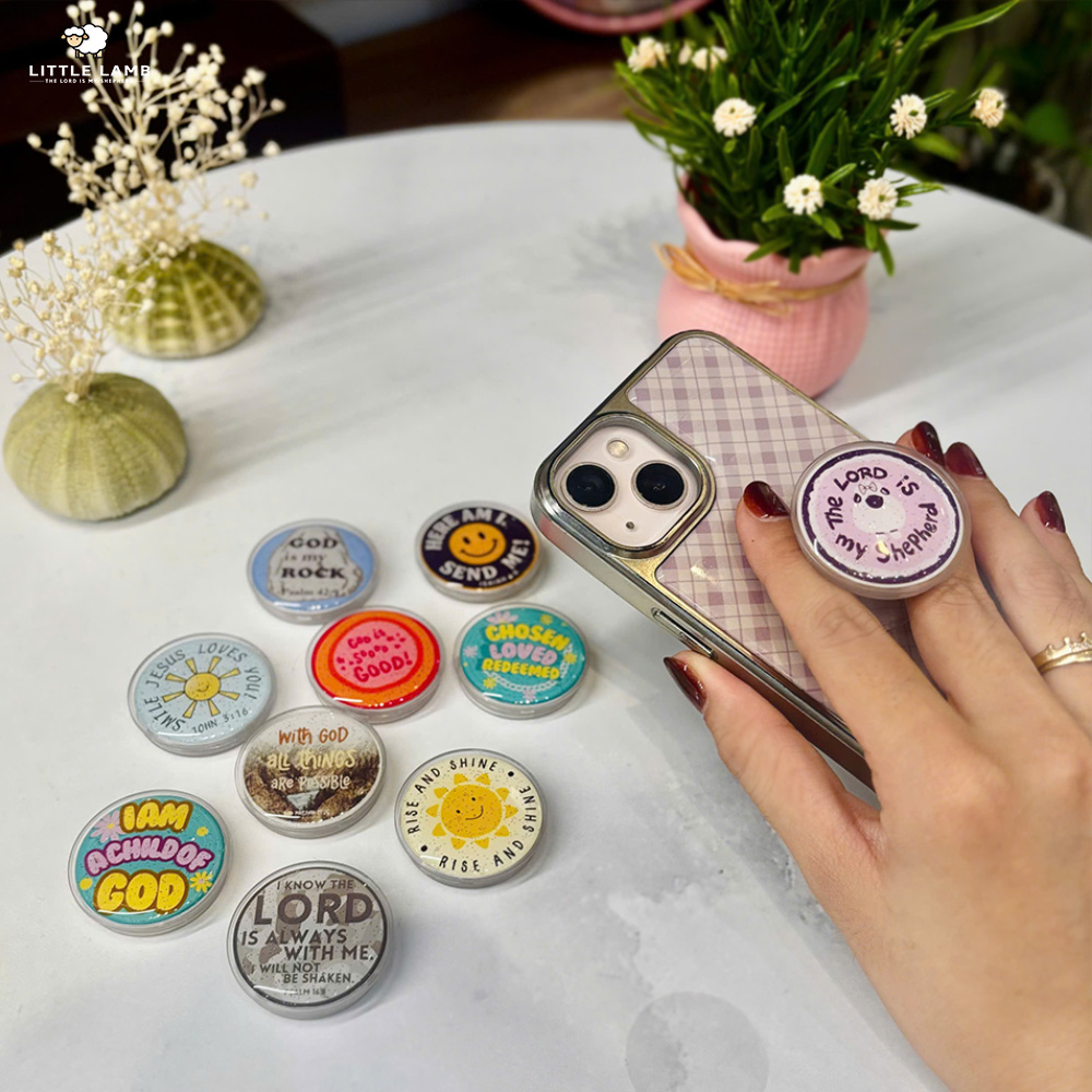 Christian Pop Socket - Giá Đỡ Điện Thoại Hình Cơ Đốc