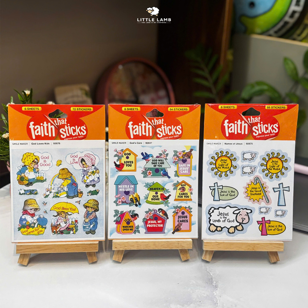 Faith Stickers - Miếng Dán Hình Cơ Đốc