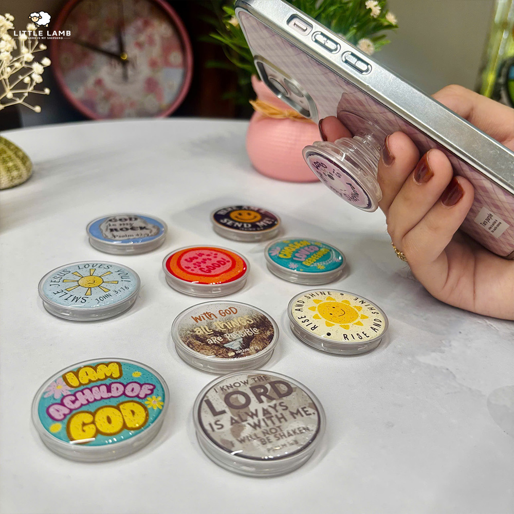 Christian Pop Socket - Giá Đỡ Điện Thoại Hình Cơ Đốc