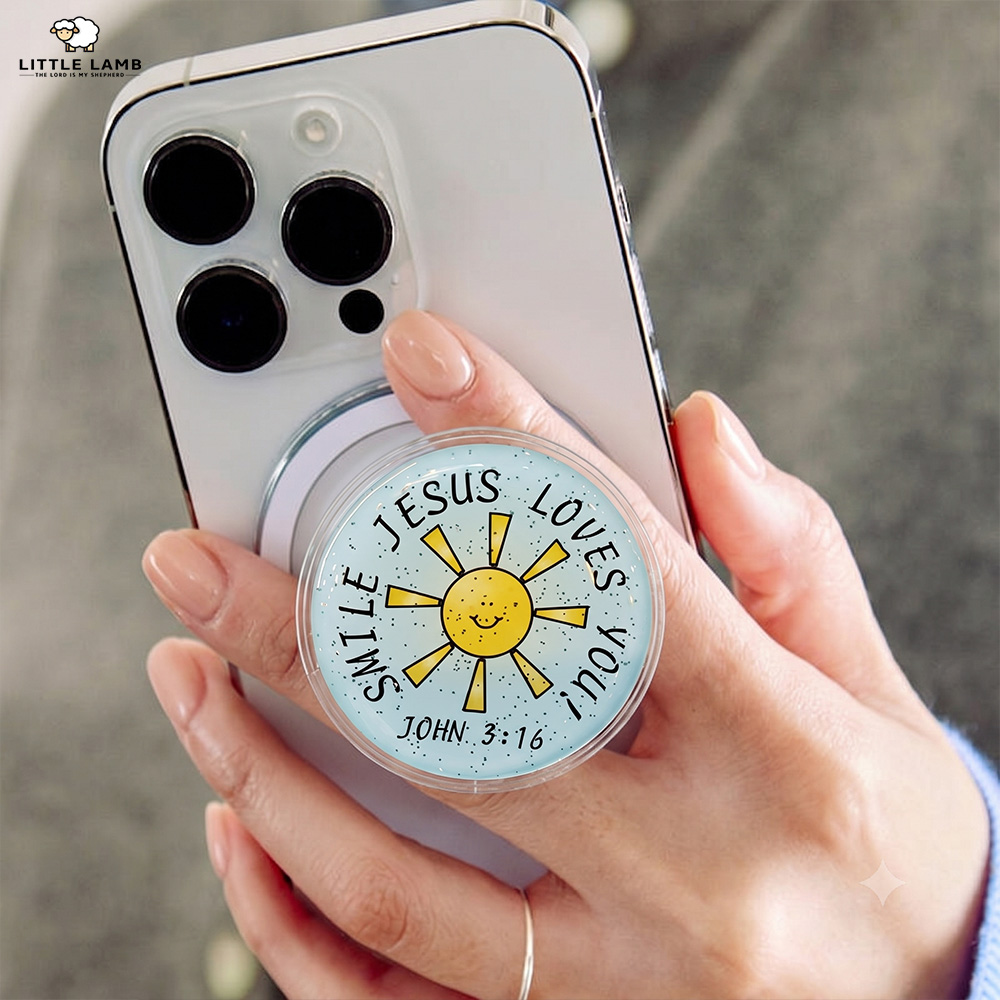 Christian Pop Socket - Giá Đỡ Điện Thoại Hình Cơ Đốc