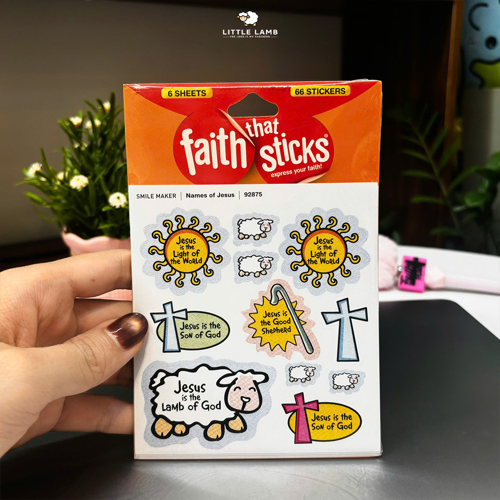 Faith Stickers - Miếng Dán Hình Cơ Đốc