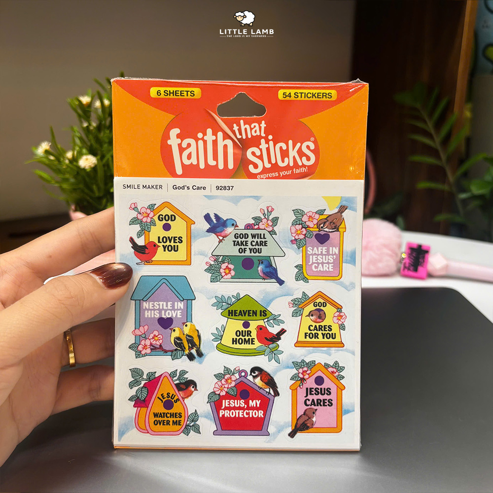 Faith Stickers - Miếng Dán Hình Cơ Đốc