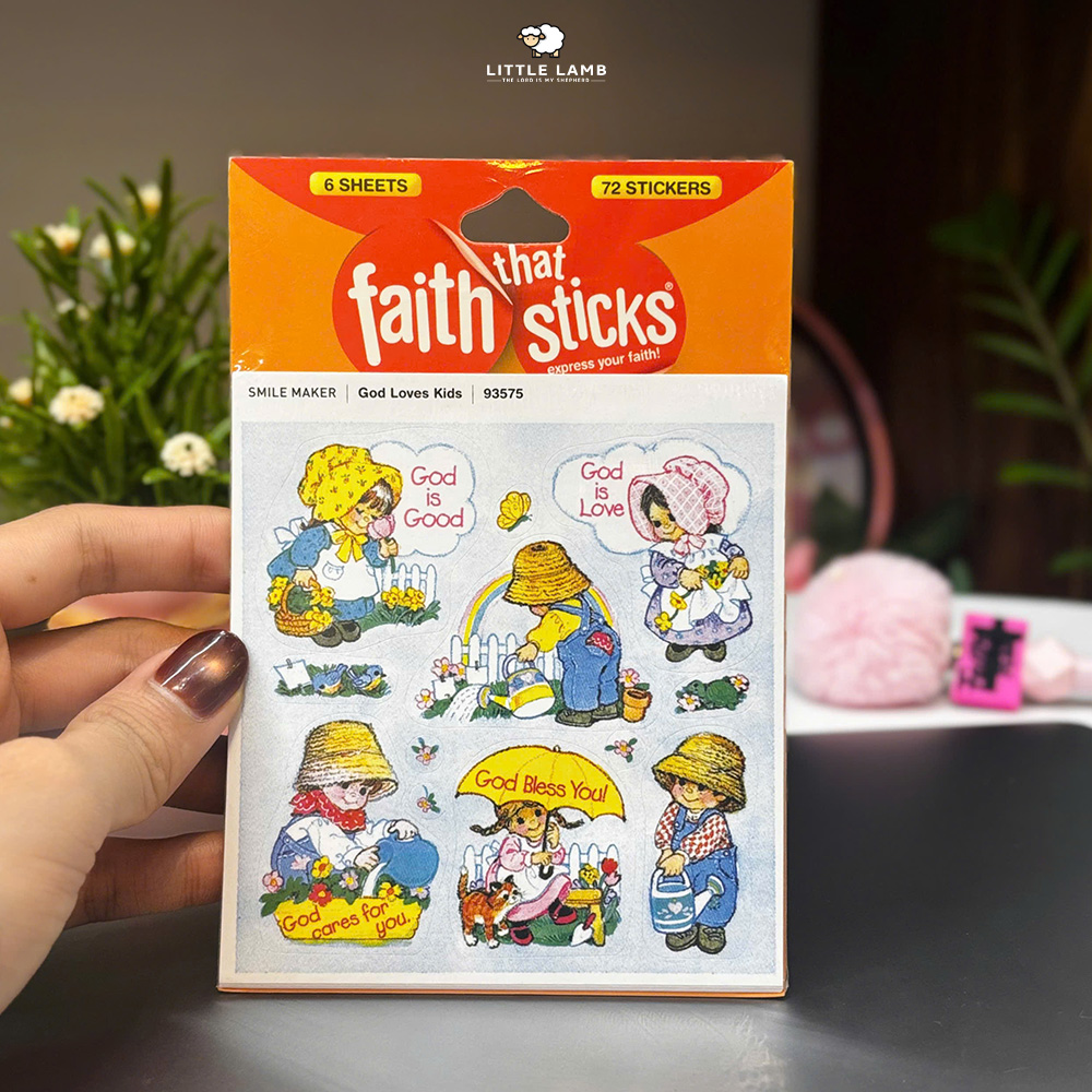 Faith Stickers - Miếng Dán Hình Cơ Đốc