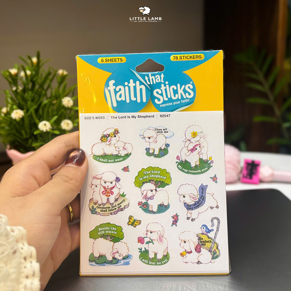 Faith Stickers - Miếng Dán Hình Cơ Đốc