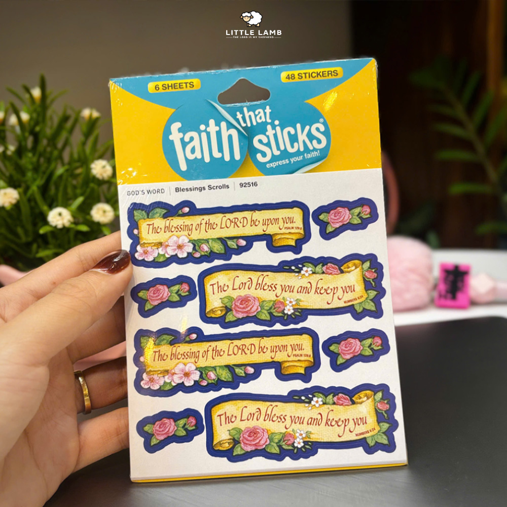 Faith Stickers - Miếng Dán Hình Cơ Đốc