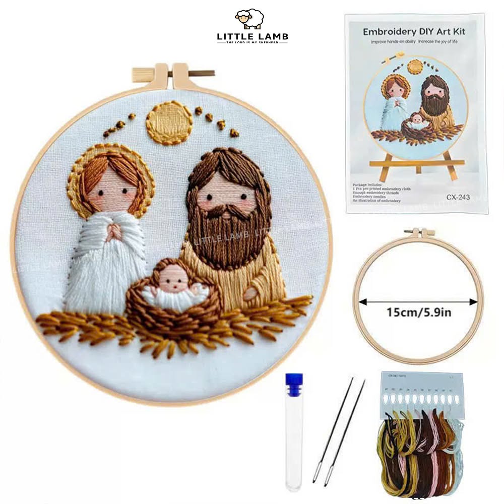 Bộ Nghệ Thuật Thêu Cơ Đốc - Embroidery DIY Art Kit
